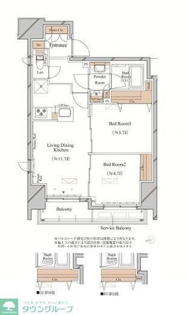 ブランシエスタ上野の物件間取画像